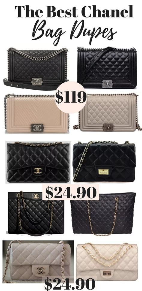 chanel medium boy bag dupe|chanel duplicate bags.